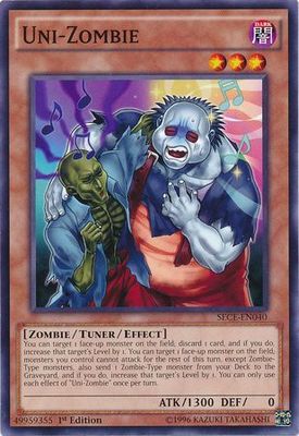 Uni-Zombie - SECE-EN040 - Common 1st Edition Secrets of Eternity (SECE) 1st Edition Singles