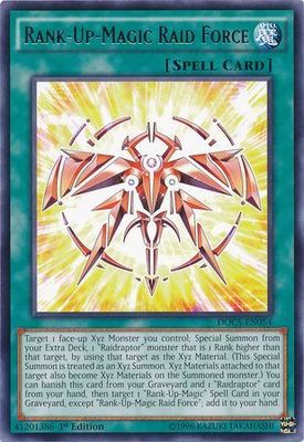 Rank-Up-Magic Raid Force - DOCS-EN054 - Rare 1st Edition Dimension of Chaos 1st Edition Singles
