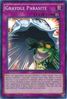 Graydle Parasite - DOCS-EN074 - Super Rare 1st Edition Dimension of Chaos 1st Edition Singles