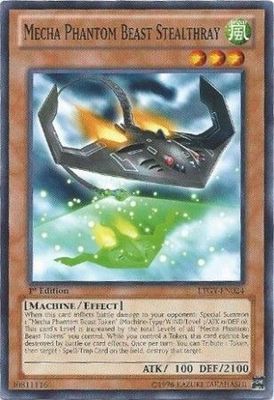 Mecha Phantom Beast Stealthray - LTGY-EN024 - Common 1st Edition
Lord of the Tachyon Galaxy 1st Edition Singles