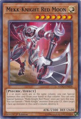 Mekk-Knight Red Moon - EXFO-EN018 - Rare 1st Edition Extreme Force [EXFO] 1st Edition Singles