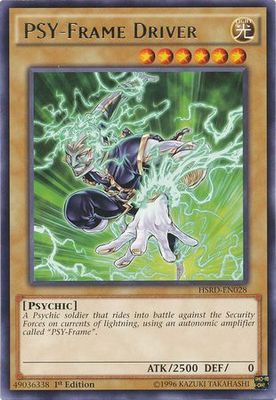 PSY-Frame Driver - HSRD-EN028 - Rare 1st Edition High-Speed Riders 1st Edition Singles
