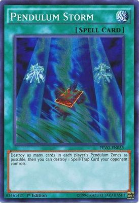 Pendulum Storm - PEVO-EN035 - Super Rare 1st Edition
Pendulum Evolution Singles (Espanol)