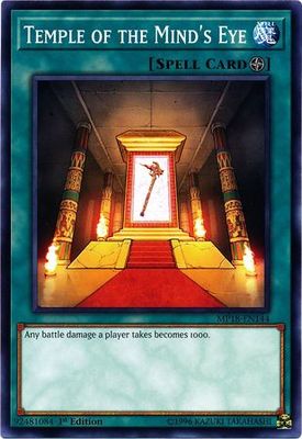 Temple of the Mind&#39;s Eye - MP18-EN144 - Common 1st Edition
2018 Mega-Tins Singles
