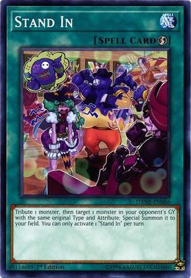 Stand In - DANE-EN066 - Common 1st Edition Dark Neostorm 1st Edition Singles