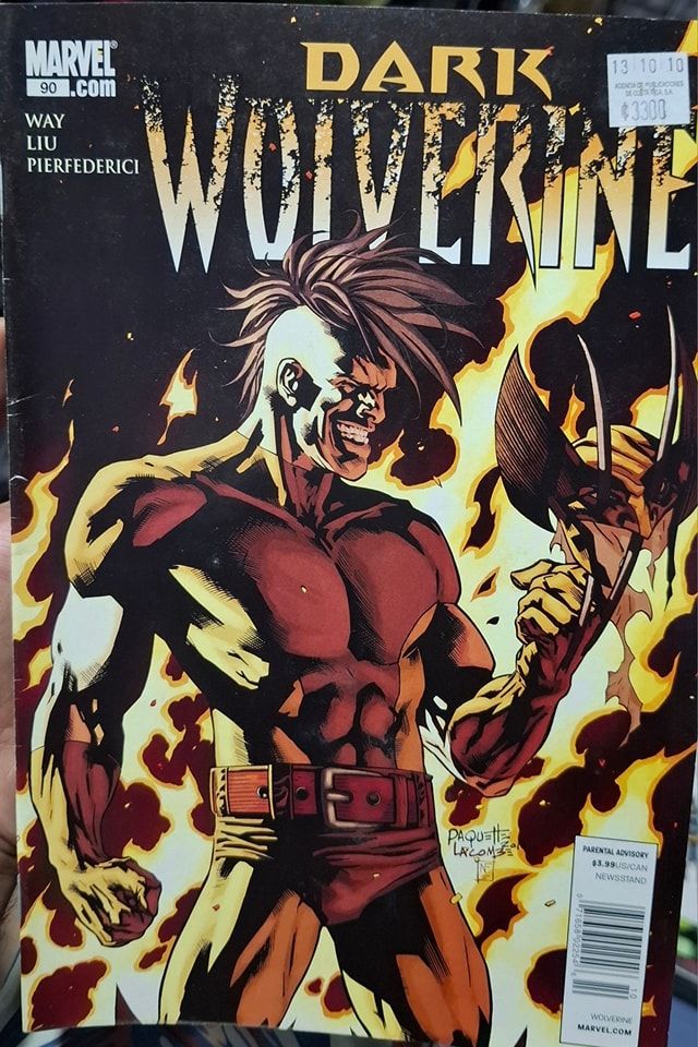 BA20 Dark Wolverine Comic Issue 90 Marvel Comics Ingles
