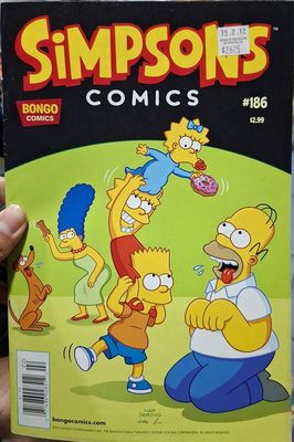 BA20 Simpsons Comics Issue 186 Bongo Comics Ingles