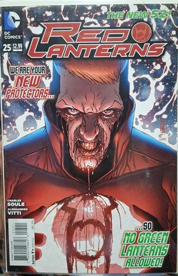 BA20 Red Lanters Issue 25 DC Comics Ingles