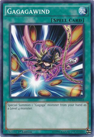 Gagagawind - MP14-EN034 - Common 1st Edition Yu-Gi-Oh! 2014 Mega-Tins Singles