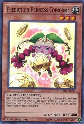 Prediction Princess Coinorma - DRL2-EN030 - Super Rare 1st Edition Dragons of Legend 2 1st Edition Singles
