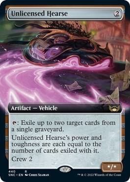 SJ Unlicensed Hearse (Extended Art) - Streets of New Capenna (SNC)
Streets of New Capenna