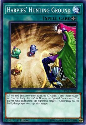 Harpies&#39; Hunting Ground - LED4-EN009 - Common 1st Edition Legendary Duelists: Sisters of the Rose 1st Edition Singles