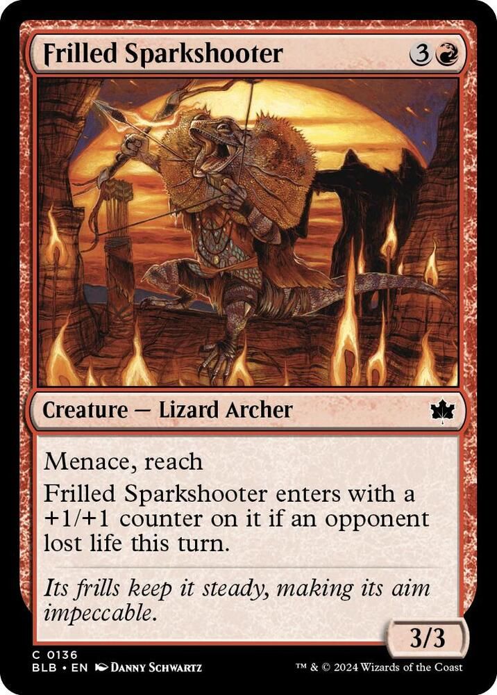 Frilled Sparkshooter - Bloomburrow (Foil) Bloomburrow