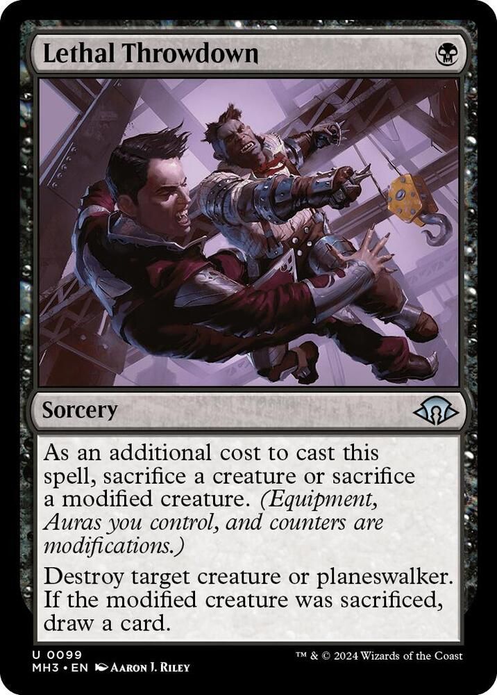 Lethal Throwdown - Modern Horizons 3 (MH3)
Modern Horizons 3 (Español)