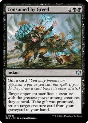 Consumed by Greed - Bloomburrow (BLB)
Bloomburrow (Español)