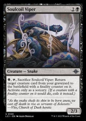 Soulcoil Viper 0120
The Lost Caverns of Ixalan Singles (Español)