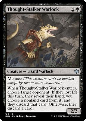 Thought-Stalker Warlock - Bloomburrow (BLB) Bloomburrow