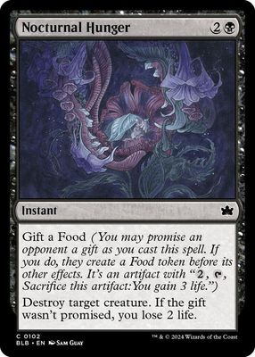 Nocturnal Hunger - Bloomburrow (BLB) Bloomburrow
