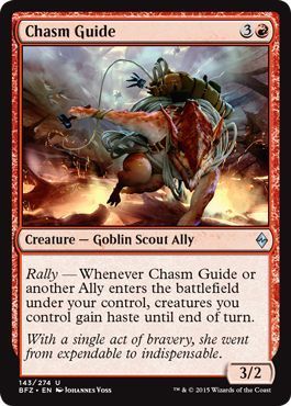 Chasm Guide 143/274 - Battle for Zendikar Singles