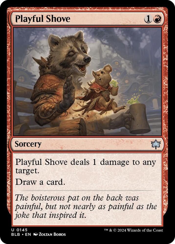 Playful Shove - Bloomburrow (BLB) Bloomburrow