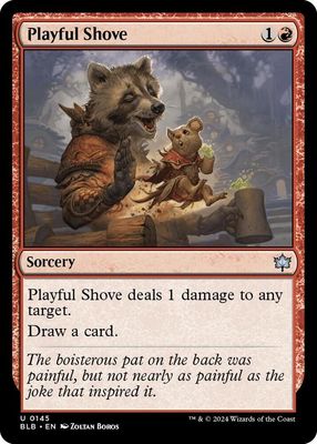 Playful Shove - Bloomburrow (BLB) Bloomburrow