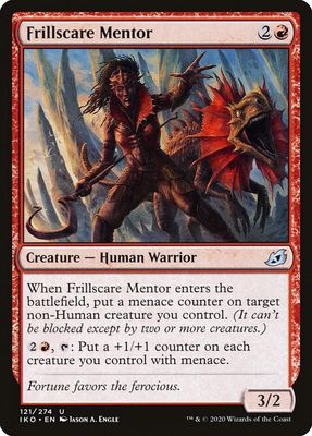 Frillscare Mentor 121/274 - Ikoria: Lair of Behemoths (IKO)