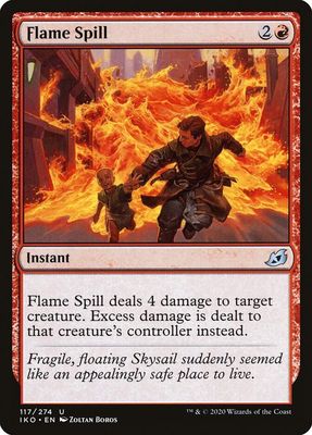 Flame Spill 117/274 - Ikoria: Lair of Behemoths (IKO) (Español)