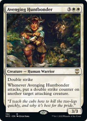 Avenging Huntbonder - Commander: Streets of New Capenna (NCC)
Commander: Streets of New Capenna
