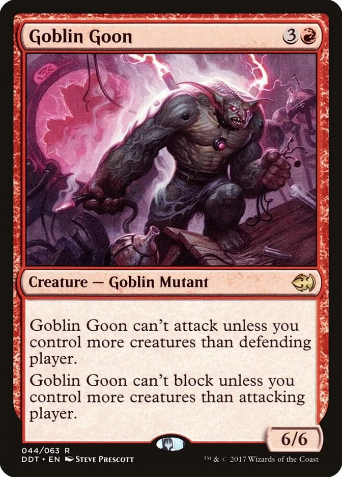 Goblin Goon - Duel Decks: Merfolk vs. Goblins (DDT)
Duel Decks: Merfolk vs. Goblins