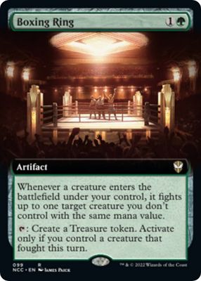 Boxing Ring (Extended Art) - Commander: Streets of New Capenna (NCC)
Commander: Streets of New Capenna