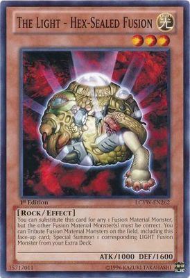 The Light - Hex-Sealed Fusion - LCYW-EN262 - Common 1st Edition Legendary Collection 3: Yugi&#39;s World 1st Edition Singles