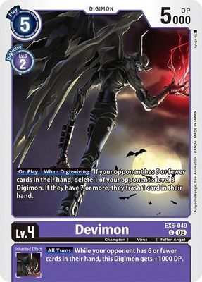 Devimon - Infernal Ascension (EX06)
Infernal Ascension