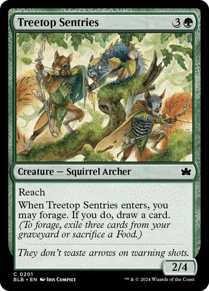 Treetop Sentries - Bloomburrow (BLB)
Bloomburrow