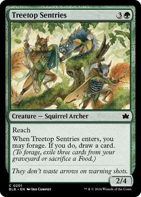 Treetop Sentries - Bloomburrow (BLB)
Bloomburrow