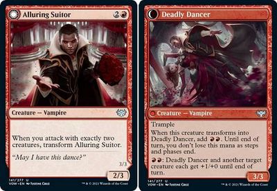 Alluring Suitor | Deadly Dancer 141/277 Innistrad: Crimson Vow Singles