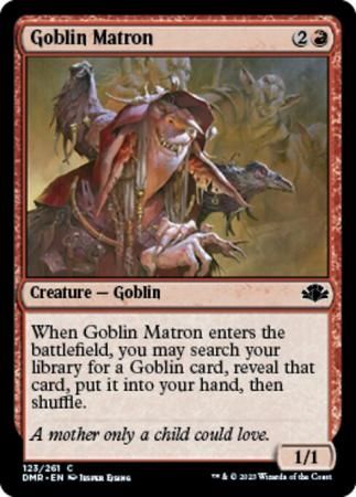 Goblin Matron 123/261
Dominaria Remastered Singles