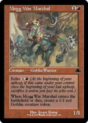 Mogg War Marshal 326 - Retro Frame Dominaria Remastered Collector Booster Singles