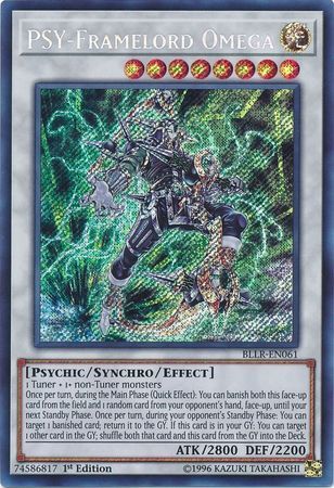 SJ PSY-Framelord Omega - BLLR-EN061 - Secret Rare 1st Edition
Battles of Legend: Light&#39;s Revenge Singles