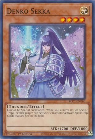 Denko Sekka - BLC1-EN066 - Common 1st Edition
Battles of Legend: Chapter 1 1st Edition Singles