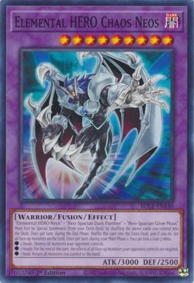Elemental HERO Chaos Neos - BLC1-EN140 - Common 1st Edition
Battles of Legend: Chapter 1 1st Edition Singles