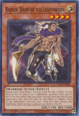 Raiden, Hand of the Lightsworn - BLC1-EN060 - Common 1st Edition Battles of Legend: Chapter 1 1st Edition Singles