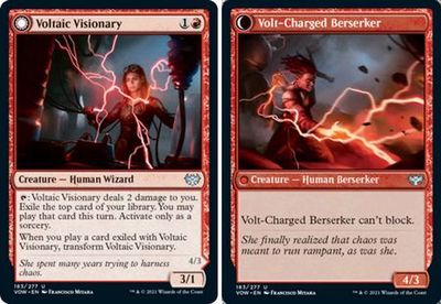 Voltaic Visionary | Volt-Charged Berserker 183/277 - Innistrad: Crimson Vow Singles