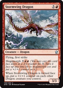 Stormwing Dragon 159/264
Dragons of Tarkir Singles