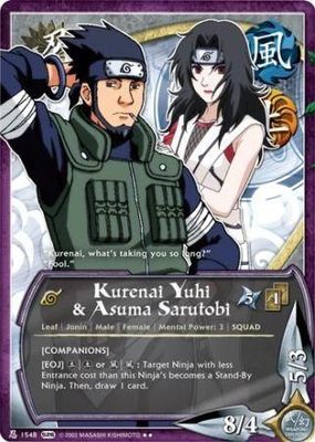 Kurenai Yuhi &amp; Asuma Sarutobi [Companions] - 1548 - Rare
Naruto: Avenger&#39;s Wrath