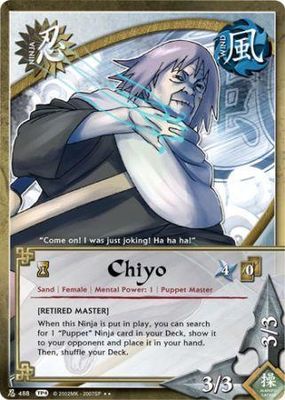 SH Chiyo [Retired Master] - 488 - Rare Naruto: Tournament (Chibi) Pack 4