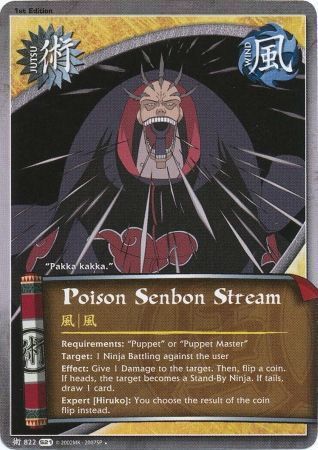 Poison Senbon Stream - 822 - Uncommon
Naruto: Shattered Truth Foil