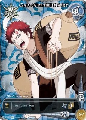 Gaara of the Desert - N-1267 - Common Naruto: Weapons of War