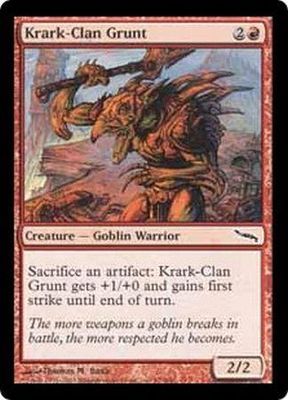 Krark-Clan Grunt Mirrodin Singles