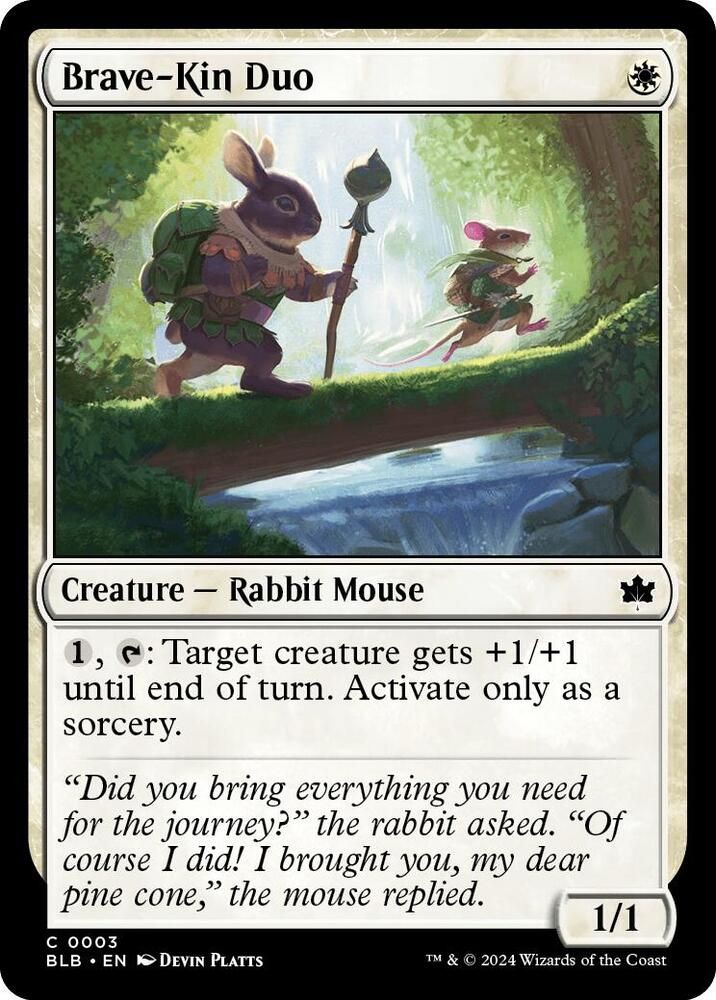 Brave-Kin Duo - Bloomburrow (BLB) Bloomburrow
