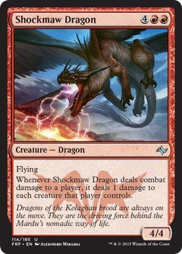 Shockmaw Dragon 114/185
Fate Reforged Singles